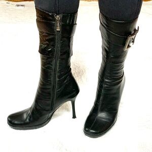 Medea Women’s 36 Stiletto Heel Boots Vintage Italian Leather